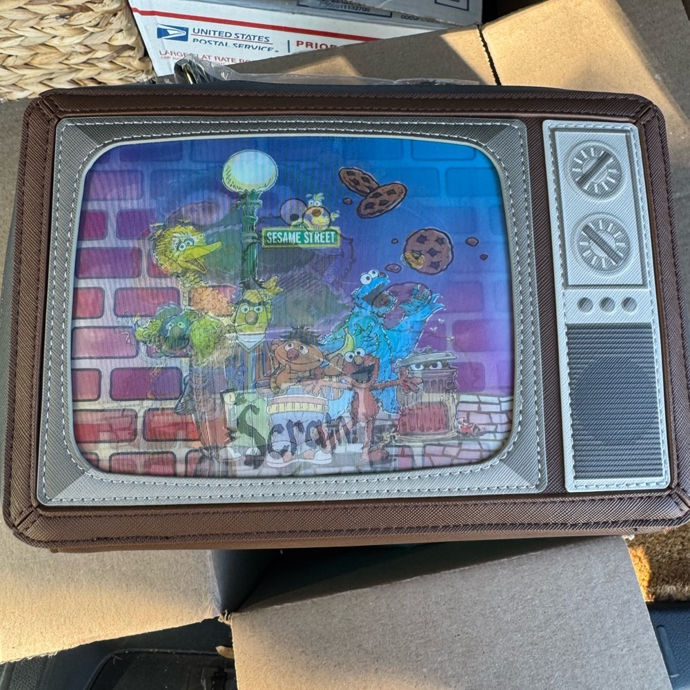 Loungefly Sesame Street Holographic TV Bag